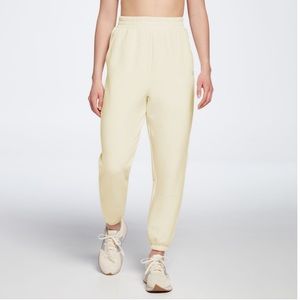 CALIA Women's Everyday Cinched Sweatpants, Size: XL, Color: Frosted Lemon 🍋